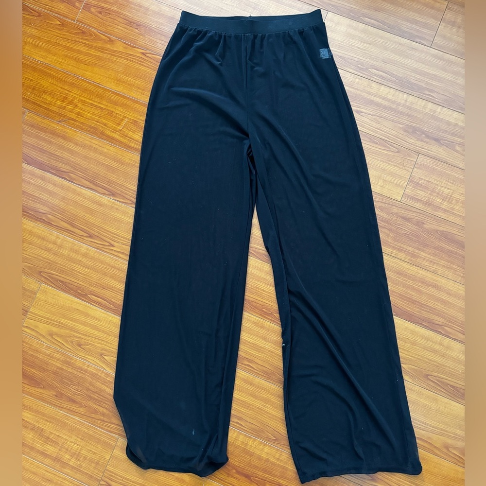 Black coverup pants